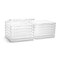 Sorbus Set of 12 Thin Clear Stackable Portable Project Case Fits 10"x12"- Snap-Tight Closure, Ideal for Board Games, Crafts, and Office Supplies